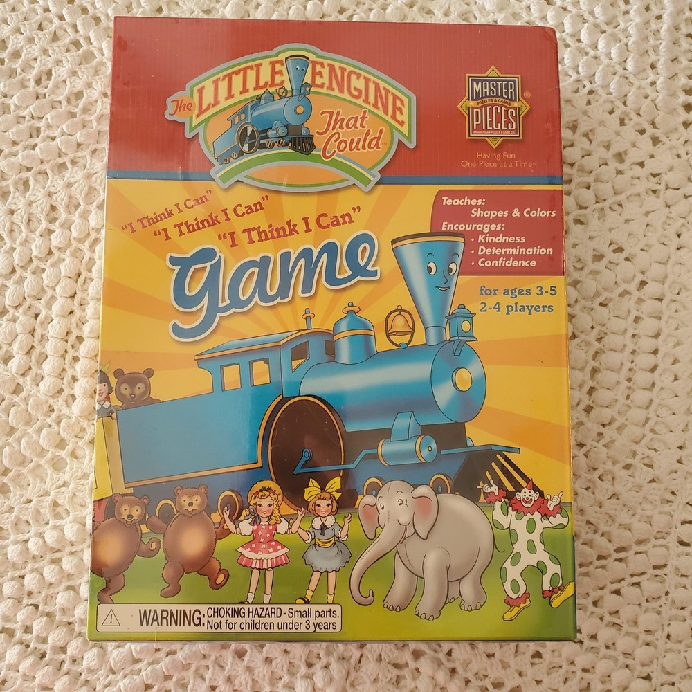 VTG Little Engine That Could Game MasterPieces‎ Board Game Ages 3-5 2-4 Players